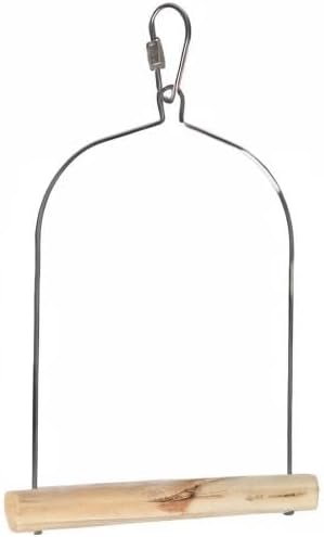 Prevue Pet Products Natural Wood Birdie Basics Birch & Wire Swing - Image 2