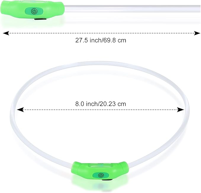NOVKIN LED Dog Collar, Cut-to-Fit Light Up Dog Collar - Image 7