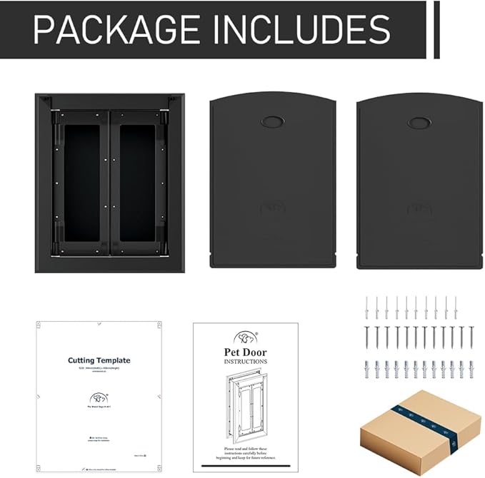 Aluminum French Large Dog Door, Heavy-Duty - Image 7