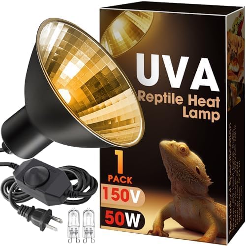 Briignite Reptile Heat Lamp 50W G9 Halogen Heat Bulb & Dome Reptile Light - Image 8