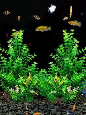 2 Pack Aquarium Decor Plastic Plants Extra Large Artificial Fish Tank Plants - Image 8
