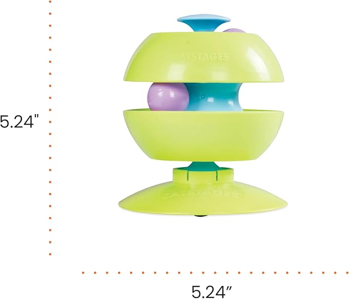 Catstages Twist-A-Ball 3-in-1 Convertible Cat Track Toy, Rolling Ball Toy - Image 8