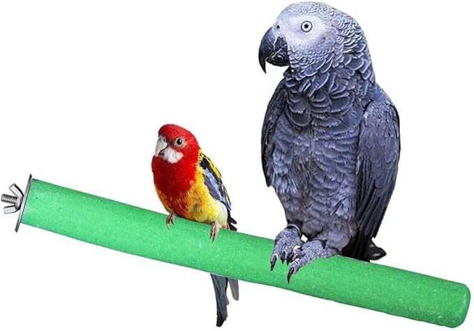 10 PCS Parrot Perch Stand Bird Perch Stand Toy Colorful Paw Grinding Stick Cage - Image 7