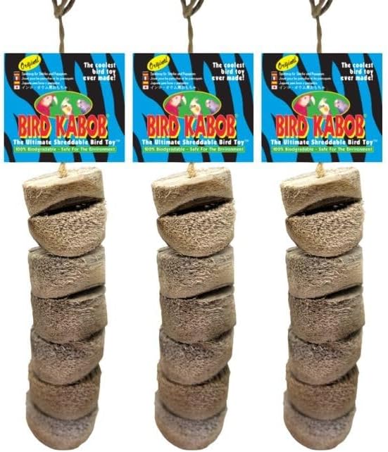 Wesco Pet Original Bird Kabob Shreddable Bird Toy by BIRDKABOB