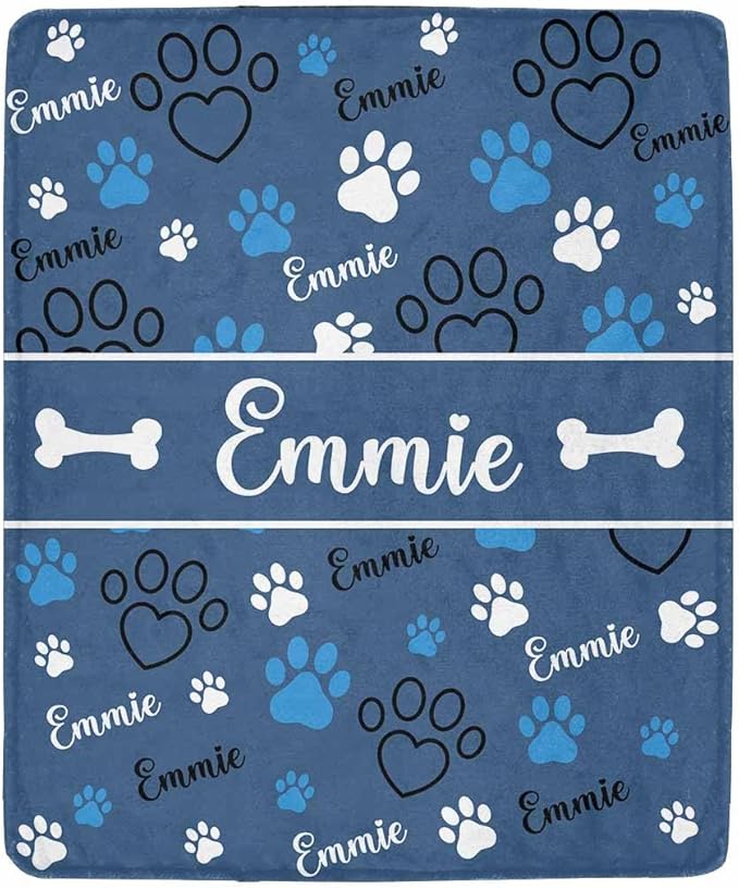 M YESCUSTOM Personalized Dog Blankets, Custom Pet Blanket - Image 8