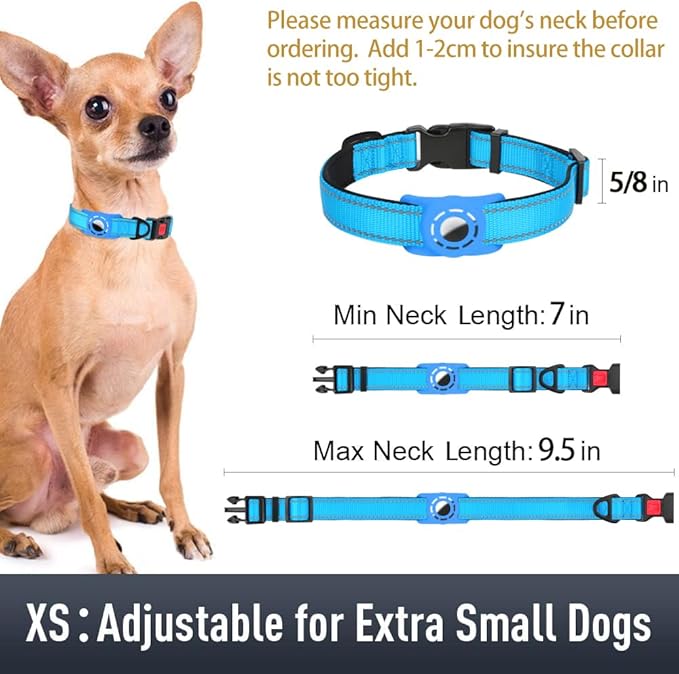 AirTag Dog Collar with AirTag Holder Compatible - Image 6