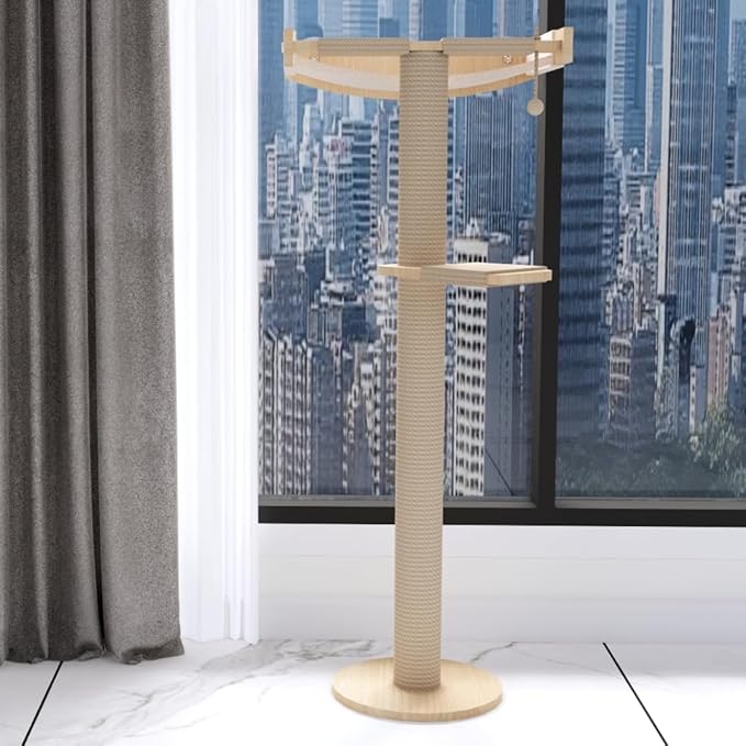 Cat Window Perch with Scratching Post Strong Supported - Image 7