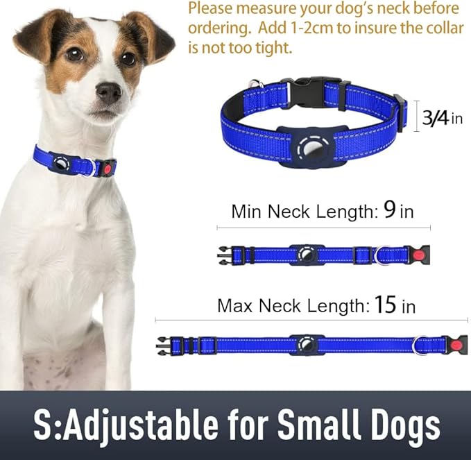 AirTag Dog Collar with AirTag Holder Compatible - Image 6