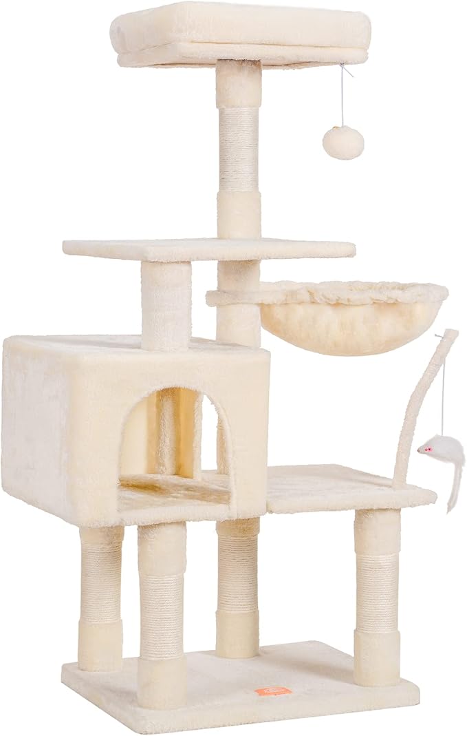 Heybly Cat Tree with Toy, Cat Tower condo - Image 7