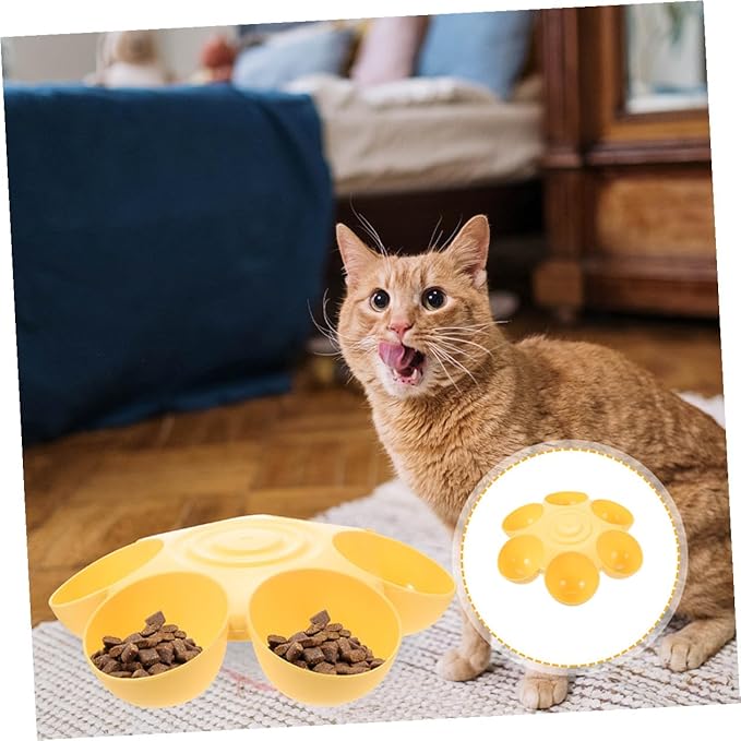 TOYANDONA 2pcs Flower Petal Shaped Pet Feeding Bowls - Image 9
