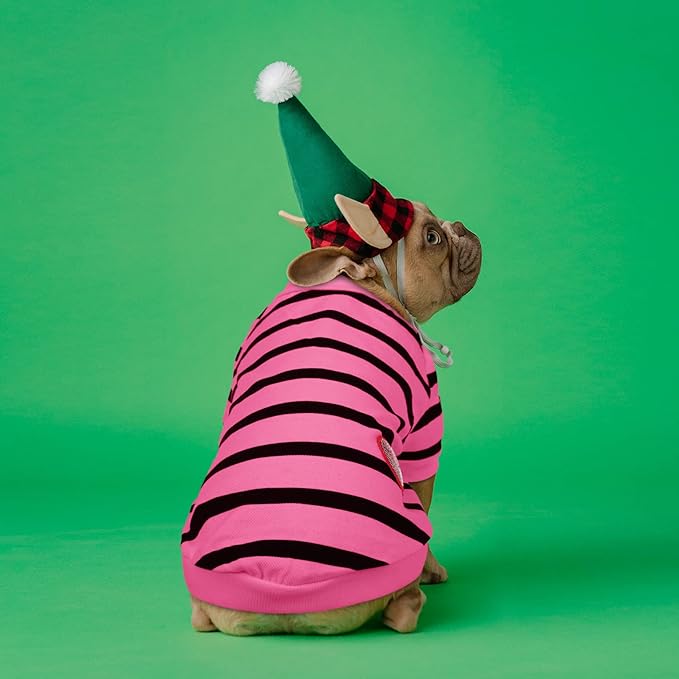 Pet Dog Striped T-Shirt Dogs Cats Cotton Vest Spring Summer Pet Apparel Tee - Image 7