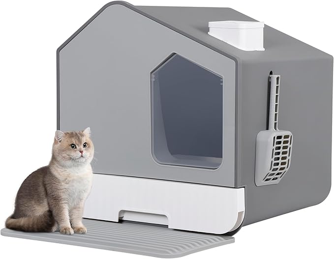 Large Enclosed Cat Litter Box - Image 8
