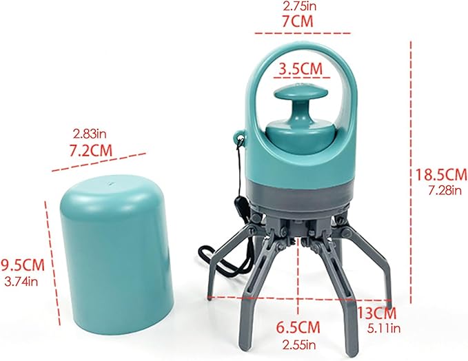 Dog Pooper Scooper with Bag Attachment, Portable No Poop Scooper, Dog Waste - Image 7