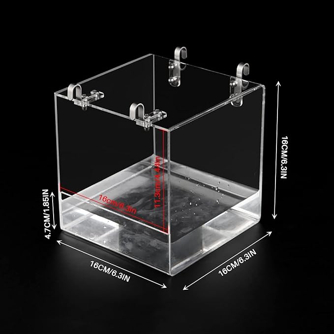 GURECOD Hanging Bird Bath Cube Bird Bathtub Bath Shower Box Bowl Cage Accessory - Image 7