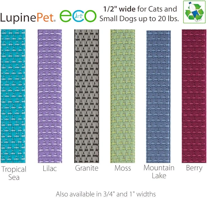 LUPINEPET Polyester ECO Breakaway Buckle Safety CAT Collar, ONE Size: 8-12 in - Image 2