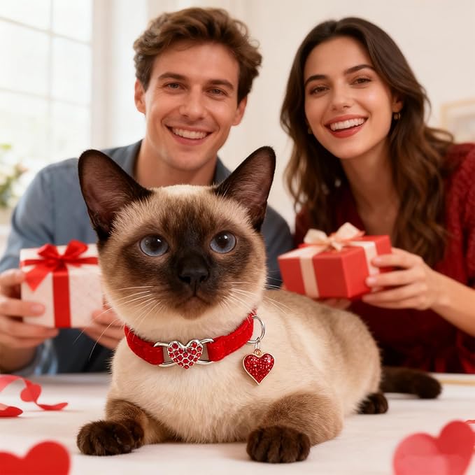 EXPAWLORER Soft Velvet Safe Cat Collars - Image 9