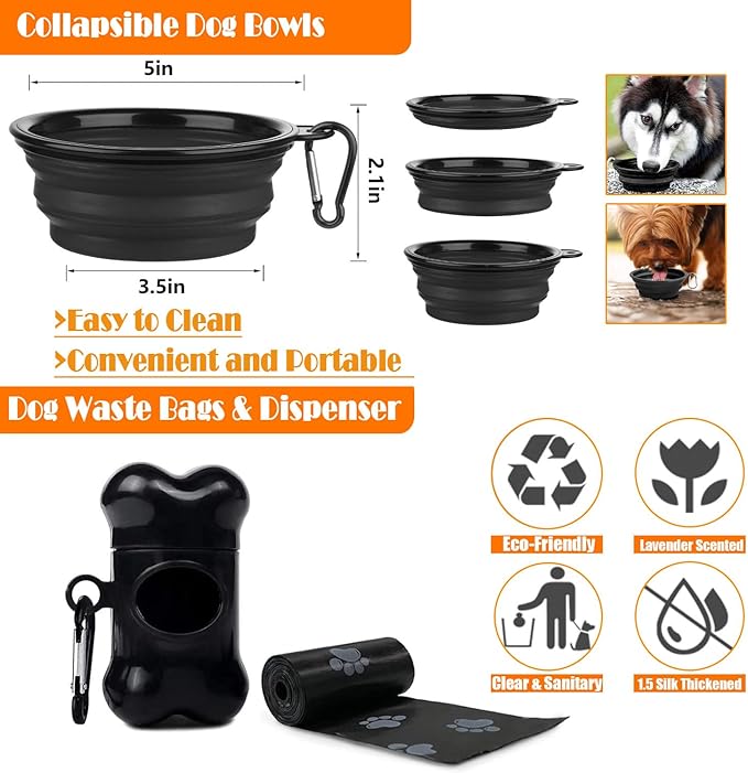 LOBEVE No Pull Dog Harness, Collar & Leash Set | Includes Dog Seat Belt - Image 8