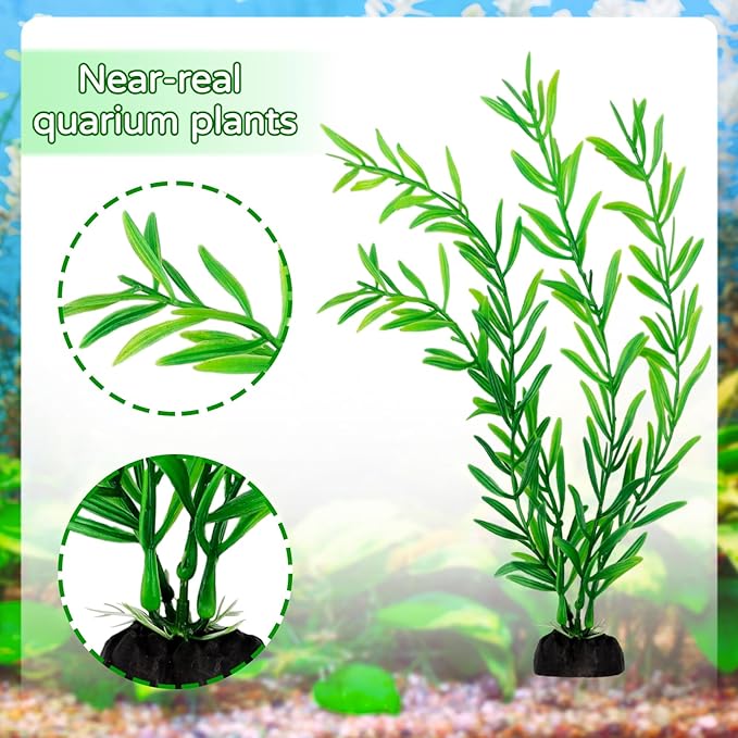 QUOZUO Fish Tank Accessories Aquarium Decorations Green Plants, Aquarium Decor - Image 7