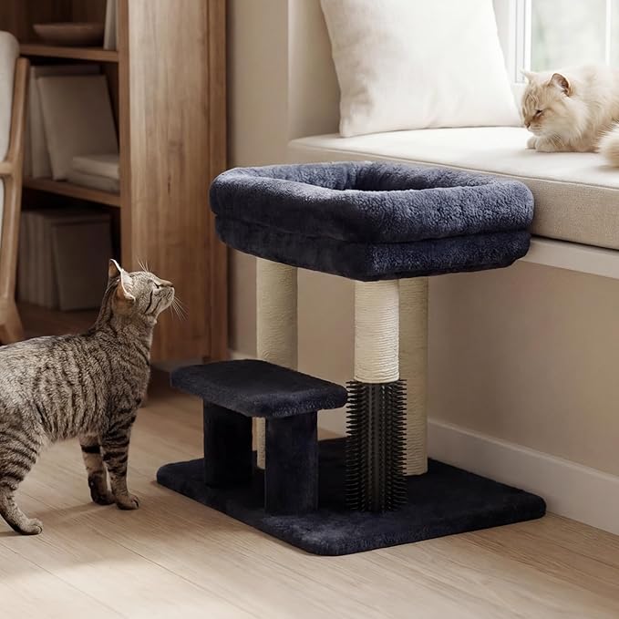 Heybly Cat Scratching Post, Small Cat Tree Tower - Image 8