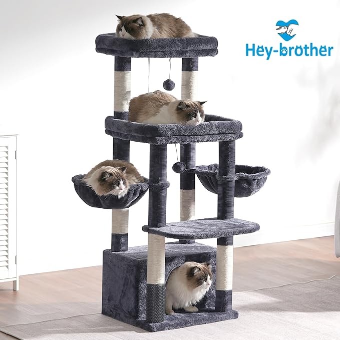 Hey-brother Cat Tree Tower, Scratching Posts - Image 9