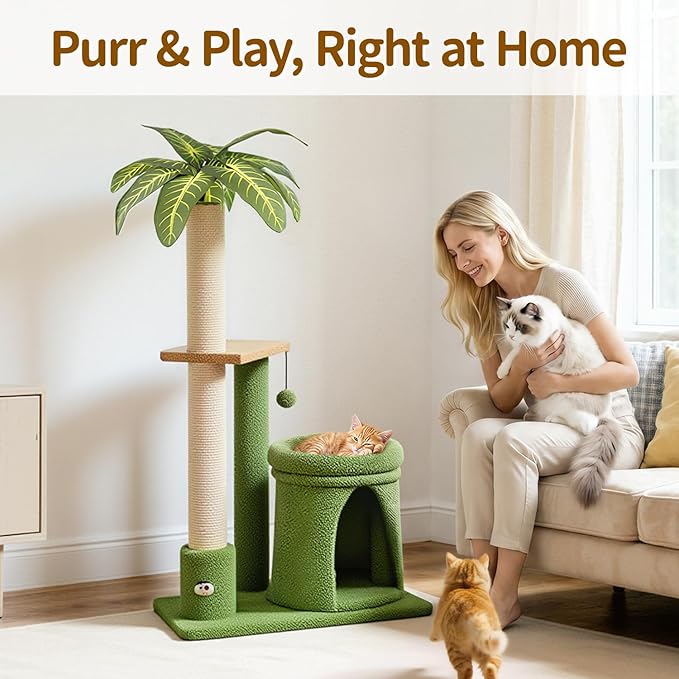 Cat Tree Tower Scratch Post Stand - Image 7