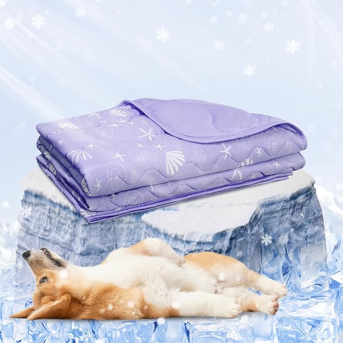 NWK Dog Cooling Blanket, Q-Max>0.345, Ice Silk Cool to Touch Material, - Image 7