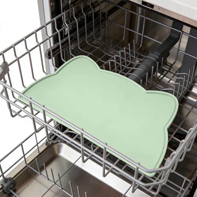 Cat Food Mat, Silicone Non Slip Dog Bowl Mat Waterproof Cat Feeding Mat Stop - Image 7