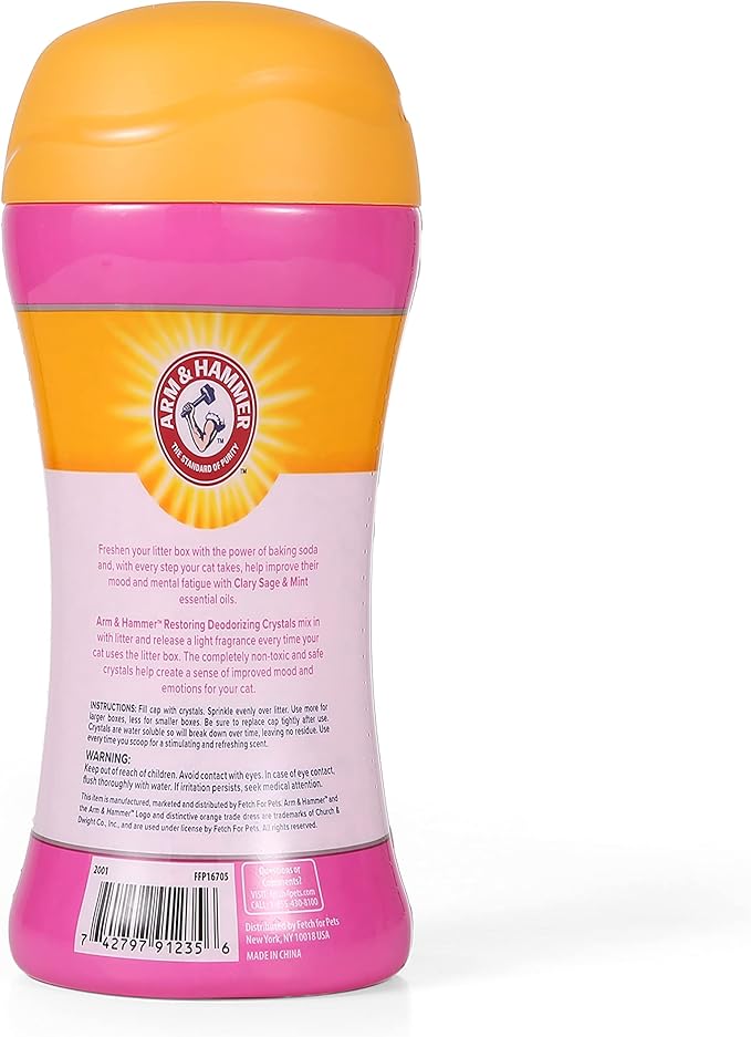 Arm & Hammer Restoring Cat Litter Box Deodorizing Crystals, Litter Deodorizer - Image 8
