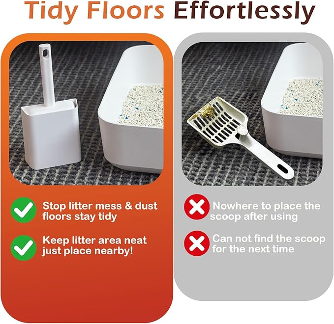 Cat Pooper Scooper, 2 in 1 Cat Litter Scoop - Image 7