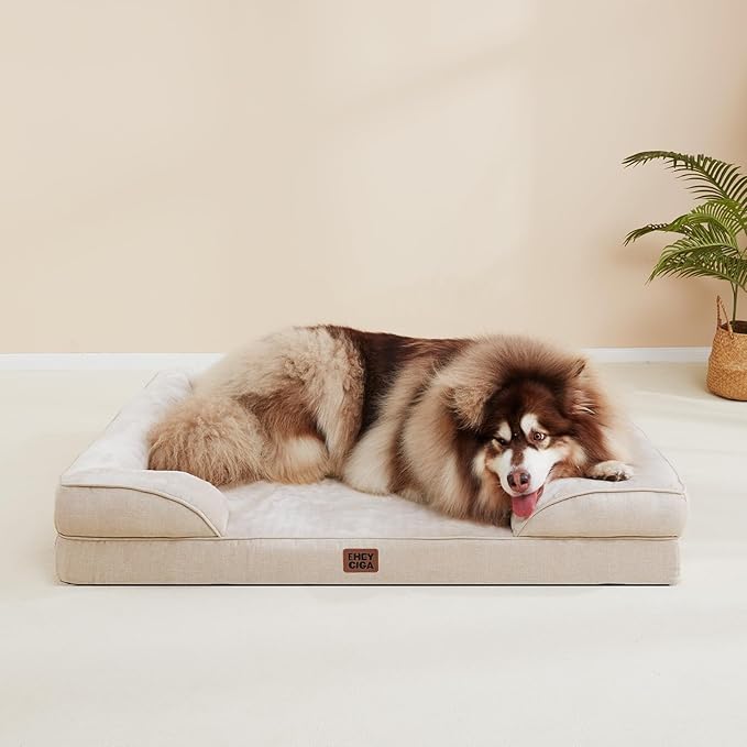 EHEYCIGA Orthopedic XL Dog Beds, Waterproof Memory Foam Dog Bed - Image 8