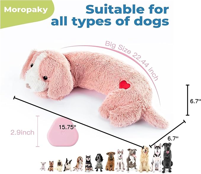 Moropaky Heartbeat Toy Puppy Heartbeat Stuffed Toy - Image 8