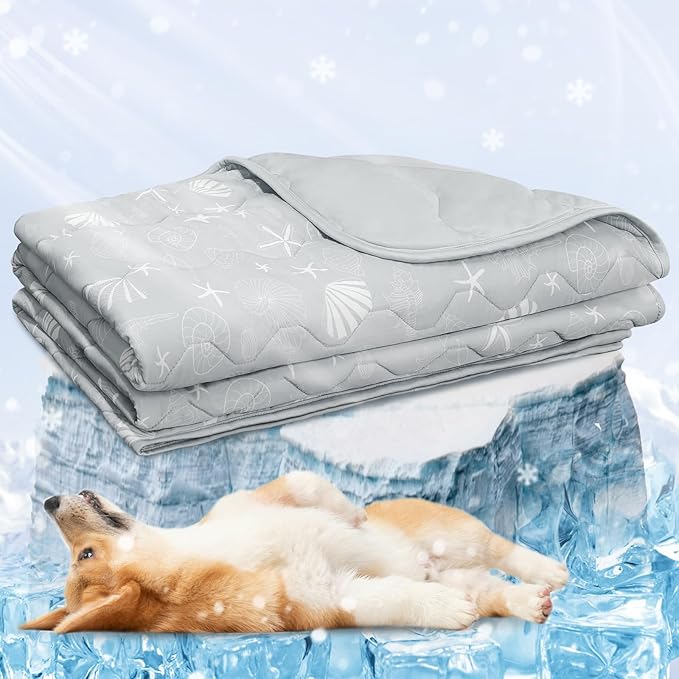 NWK Dog Cooling Blanket, Q-Max>0.345, Ice Silk Cool to Touch Material, - Image 7