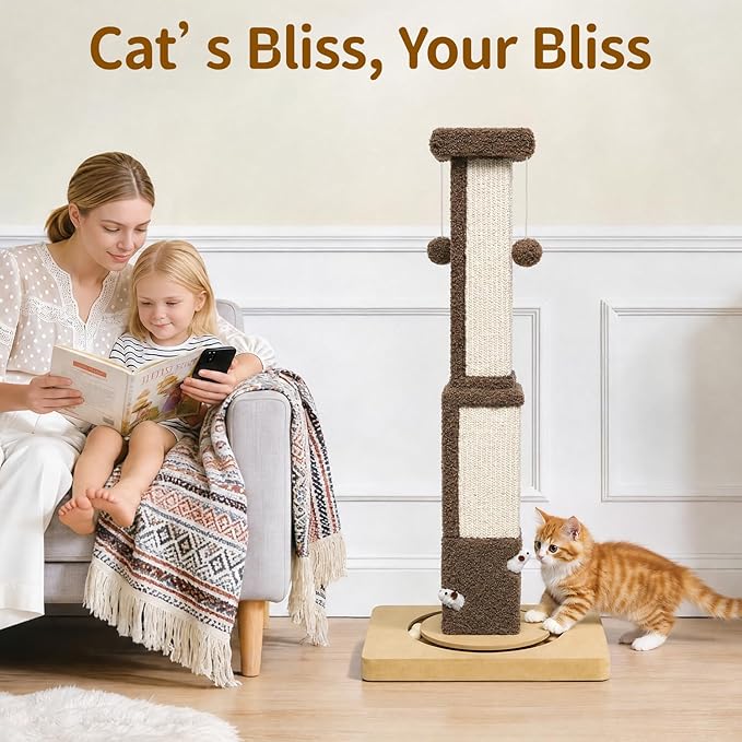 Tall Cat Scratching Post for Large Cats Kittens, Shields Furniture from - Image 7
