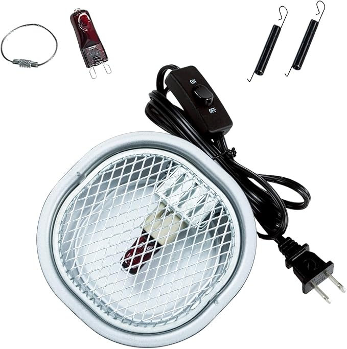G9 Reptile Infrared Heat Lamp, Terrarium Heating Lamp Fixture - Image 7