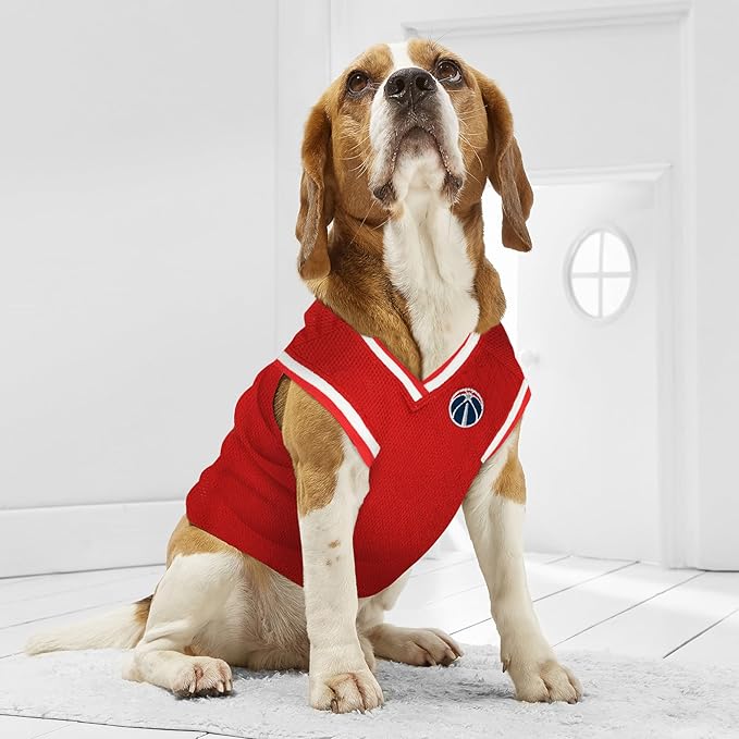Pets First NBA WASHINGTON WIZARDS DOG Jersey, Medium - Image 7