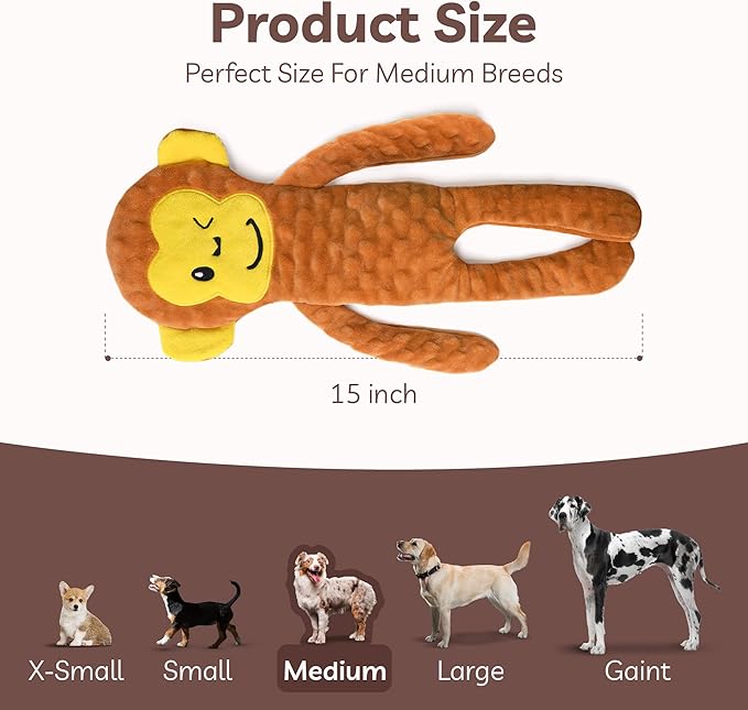 SHARLOVY No Stuffing Dog Toys Squeaky - Image 7