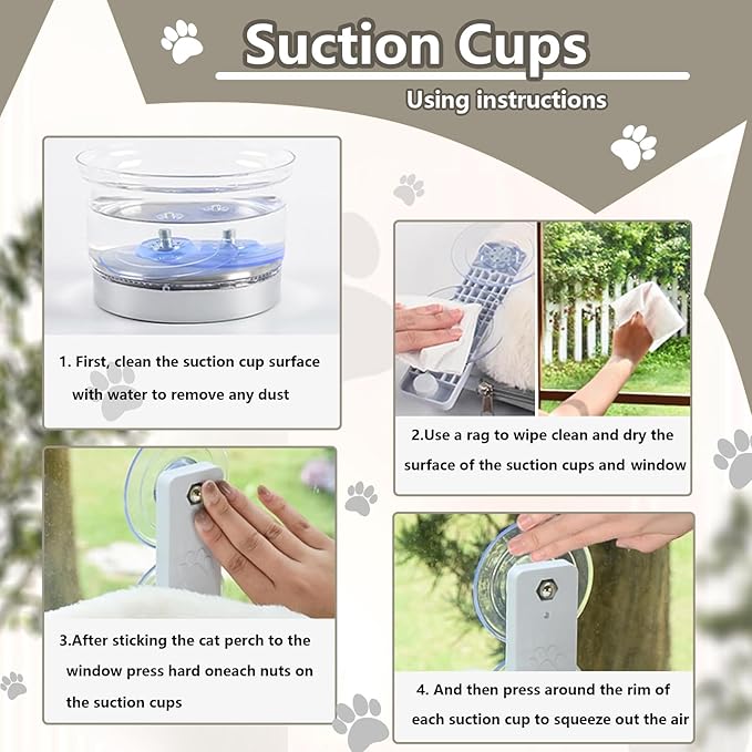 Cat Window Perch Seat Hammock, Foldable Hammock - Image 5
