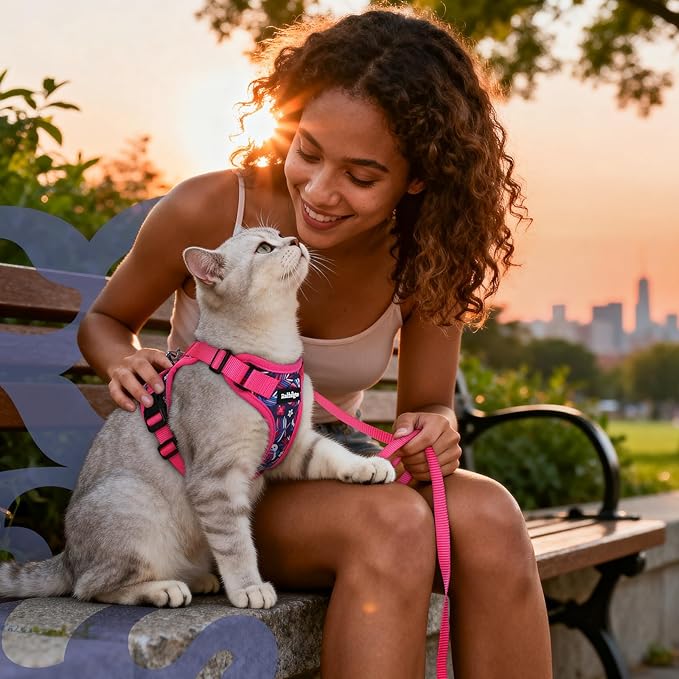 rabbitgoo Cat Harness and Leash Set, Escape Proof Kitten Harness - Image 9
