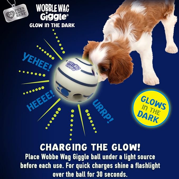 Wobble Wag Giggle Ball 2 Pack- Interactive Dog Toy, Fun Giggle Sounds When - Image 6