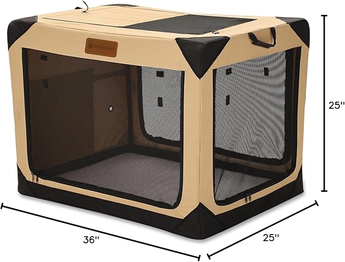 Garnpet 36 Inch Collapsible Soft Dog Crate - Image 9