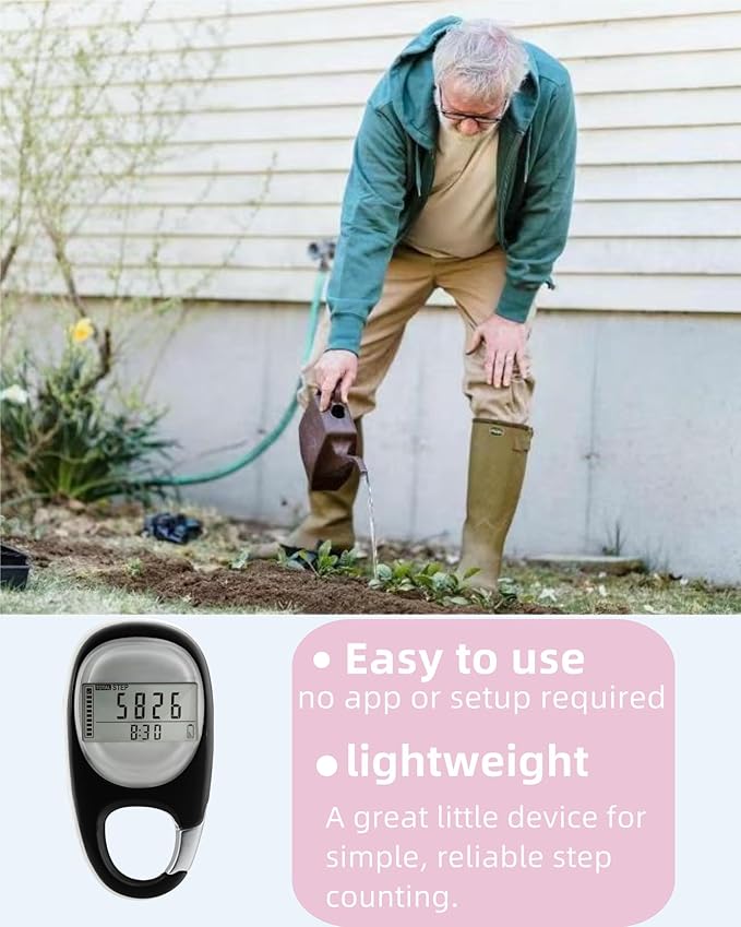 3D Pedometer for Walking Steps Miles, Distance Tracking, Calorie Count - Image 9