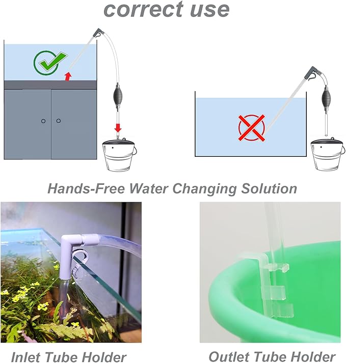 AREPK Compact Aquarium Siphon Vacuum and Water Changer Kit - Image 6