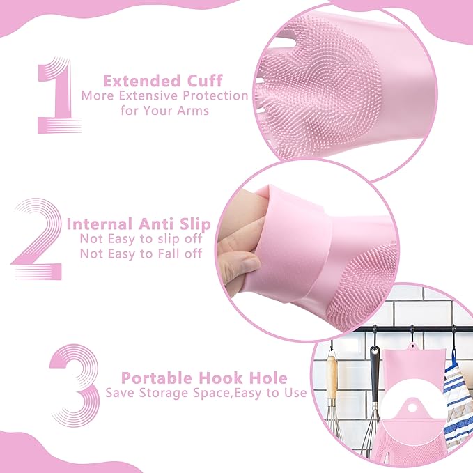 Pet Grooming Gloves—Dog Washing Gloves - Image 6