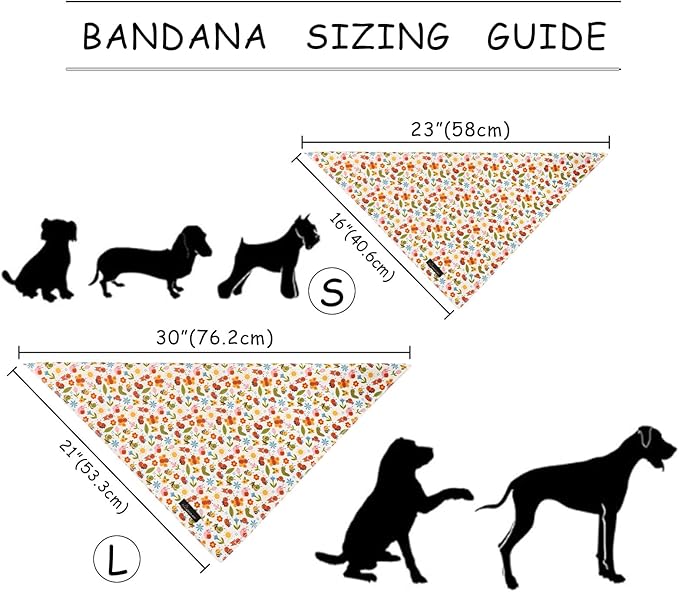 ARING PET Spring Summer Dog Bandanas, Cute Insects Bee Ant Snail Pet Bandana - Image 7