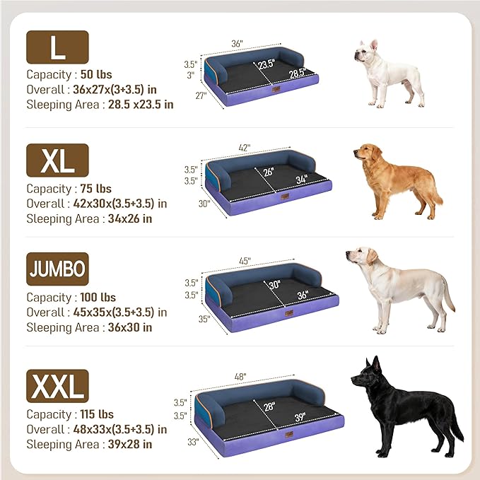 Comfort Expression Extra Large Dog Bed Orthopedic - Image 7