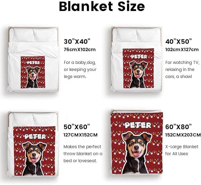 Personalized Christmas Blanket - Image 7