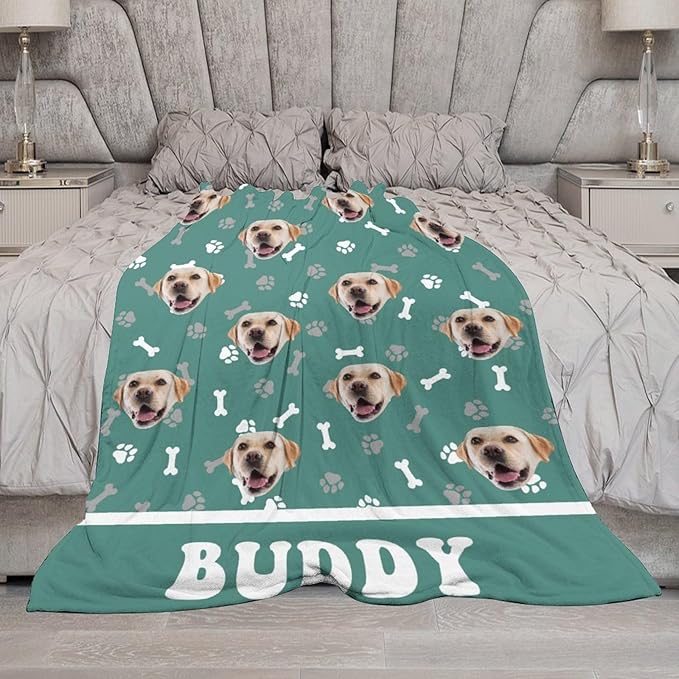 Custom Pet Name Blanket Personalized Dog Memory Blankets - Image 6