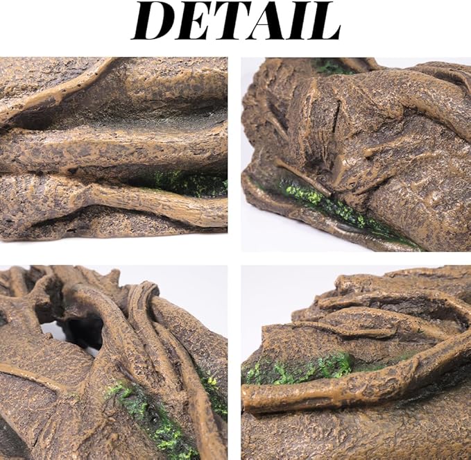 Fish Tank Decorations XL 13.4" Large Bearded Dragon Tank Accessories Driftwood - Image 6