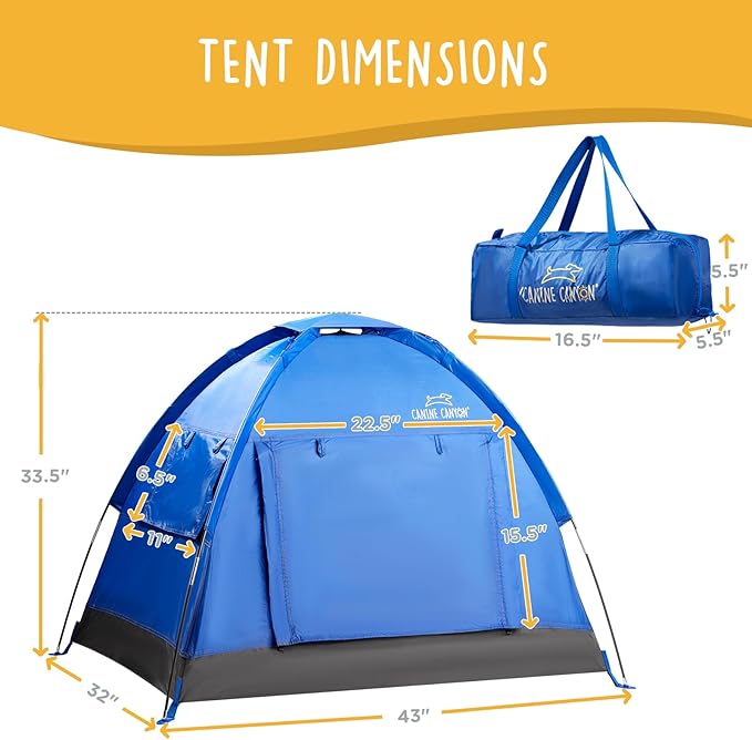 Canine Canyon Luna Portable Dog Tent, Indoor/Outdoor Dog House - Image 8
