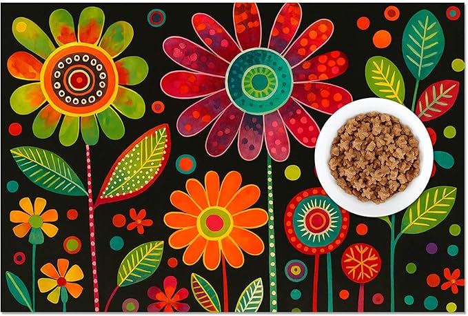 HOMETITUTE Pet Food Mat Spill-Proof Pets Feeding Mats - Image 8